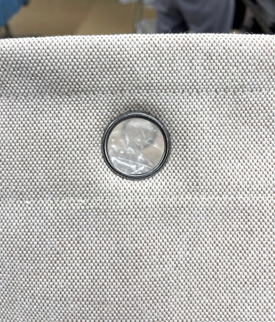 エトゥープカラーエルメスエールバッグのシミがやくすみがキレイに落ちた染み抜きクリーニング事例）(１１，０００円税込）